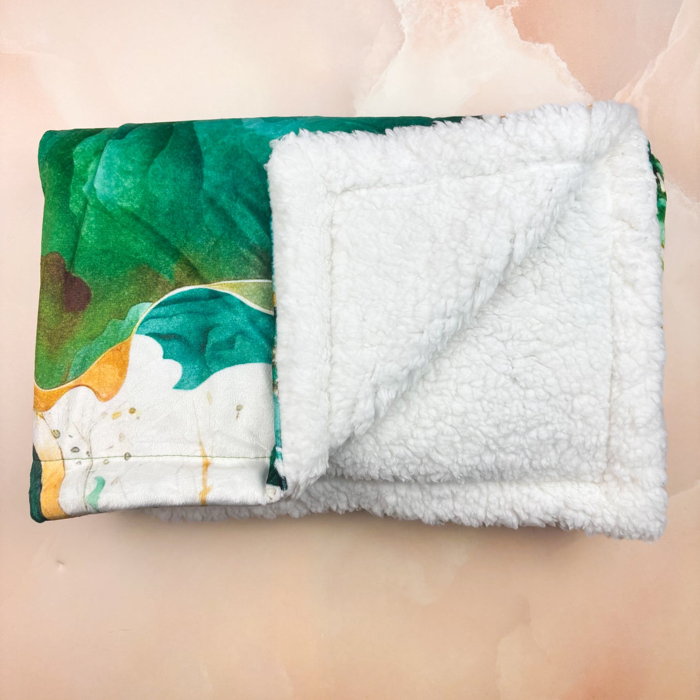 **LESS THAN PERFECT** Geode Deluxe Dog Blanket