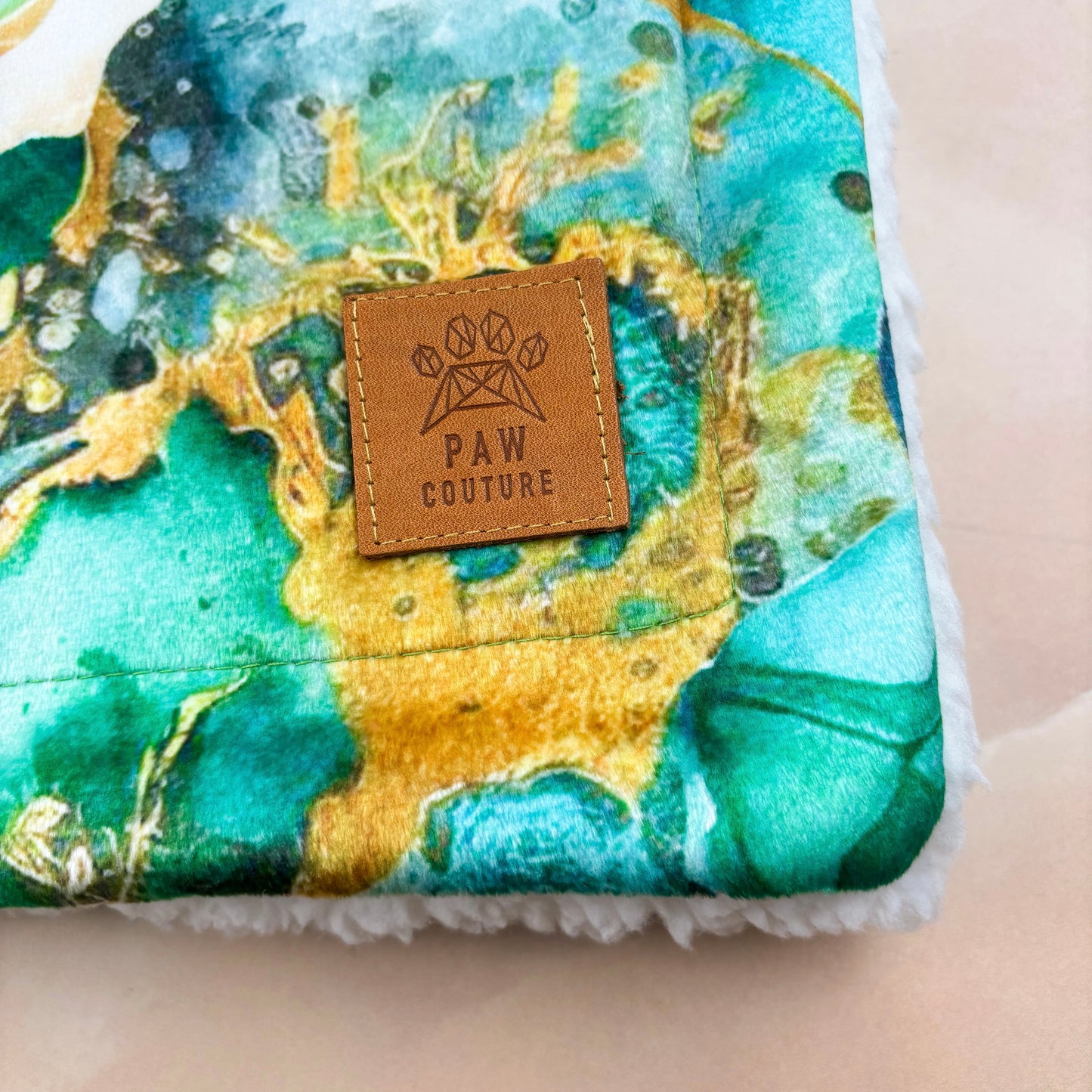 **LESS THAN PERFECT** Geode Deluxe Dog Blanket