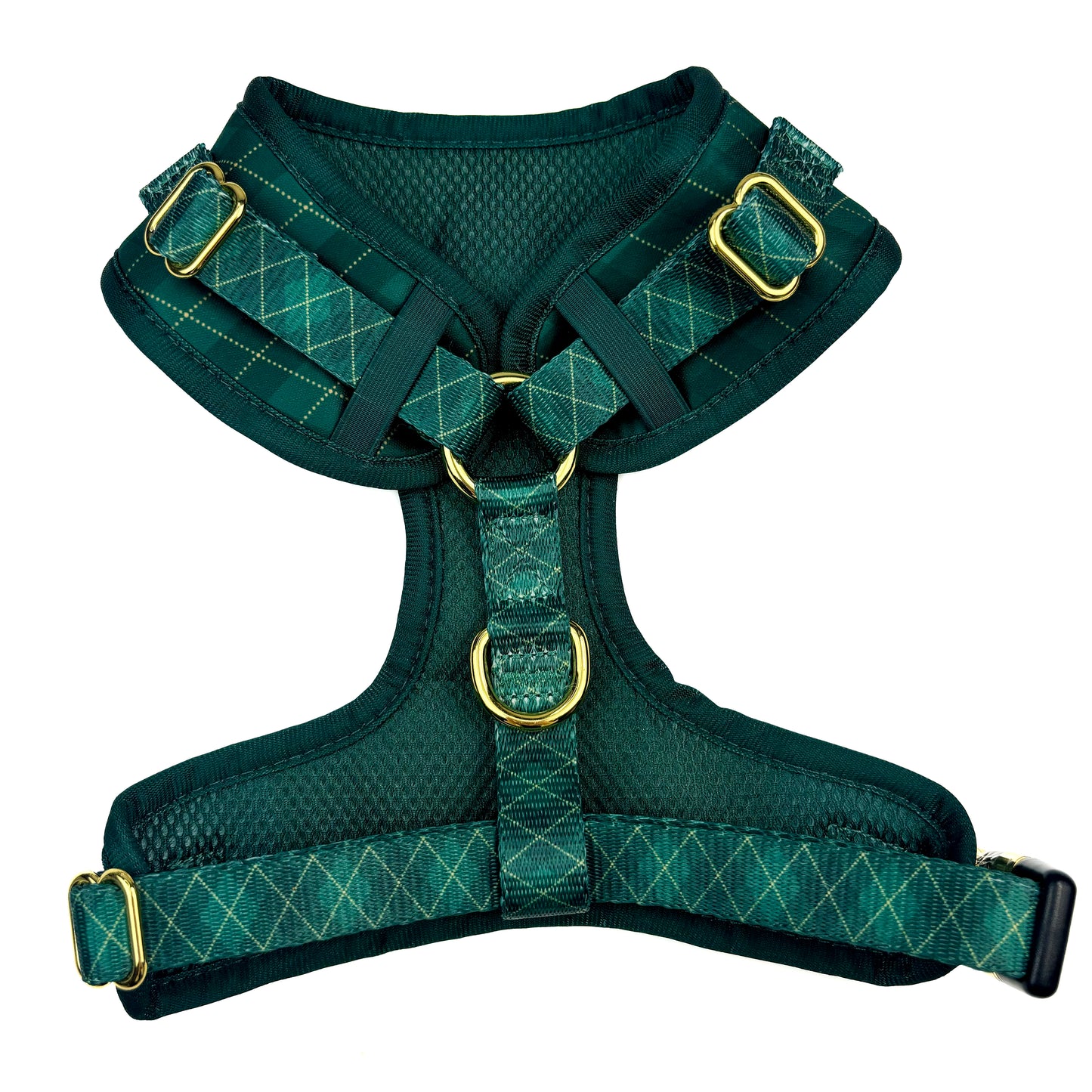 Argyle Deluxe Adjustable Harness & Lead Bundle