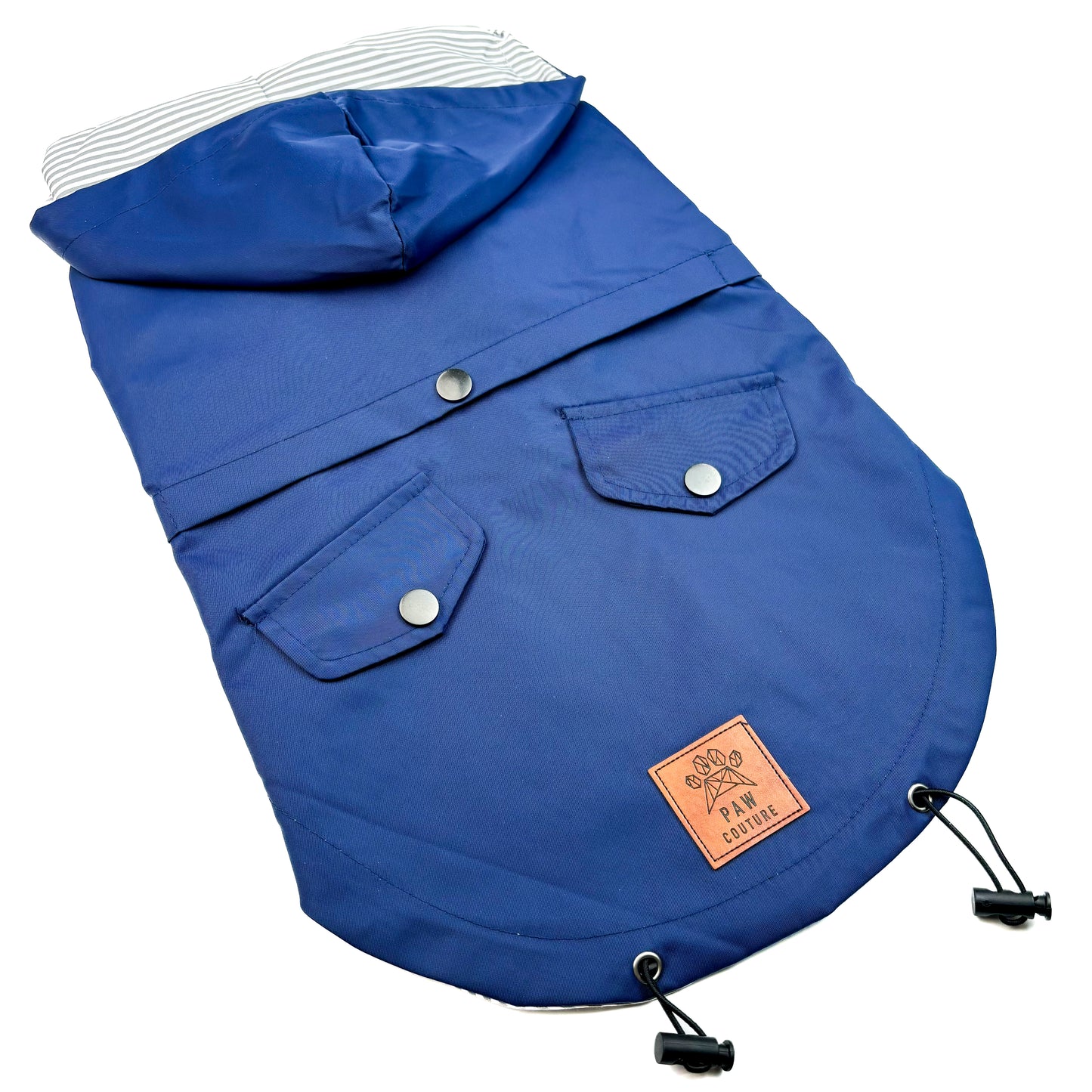 Waterproof Dog Rain Jacket - Royal Blue