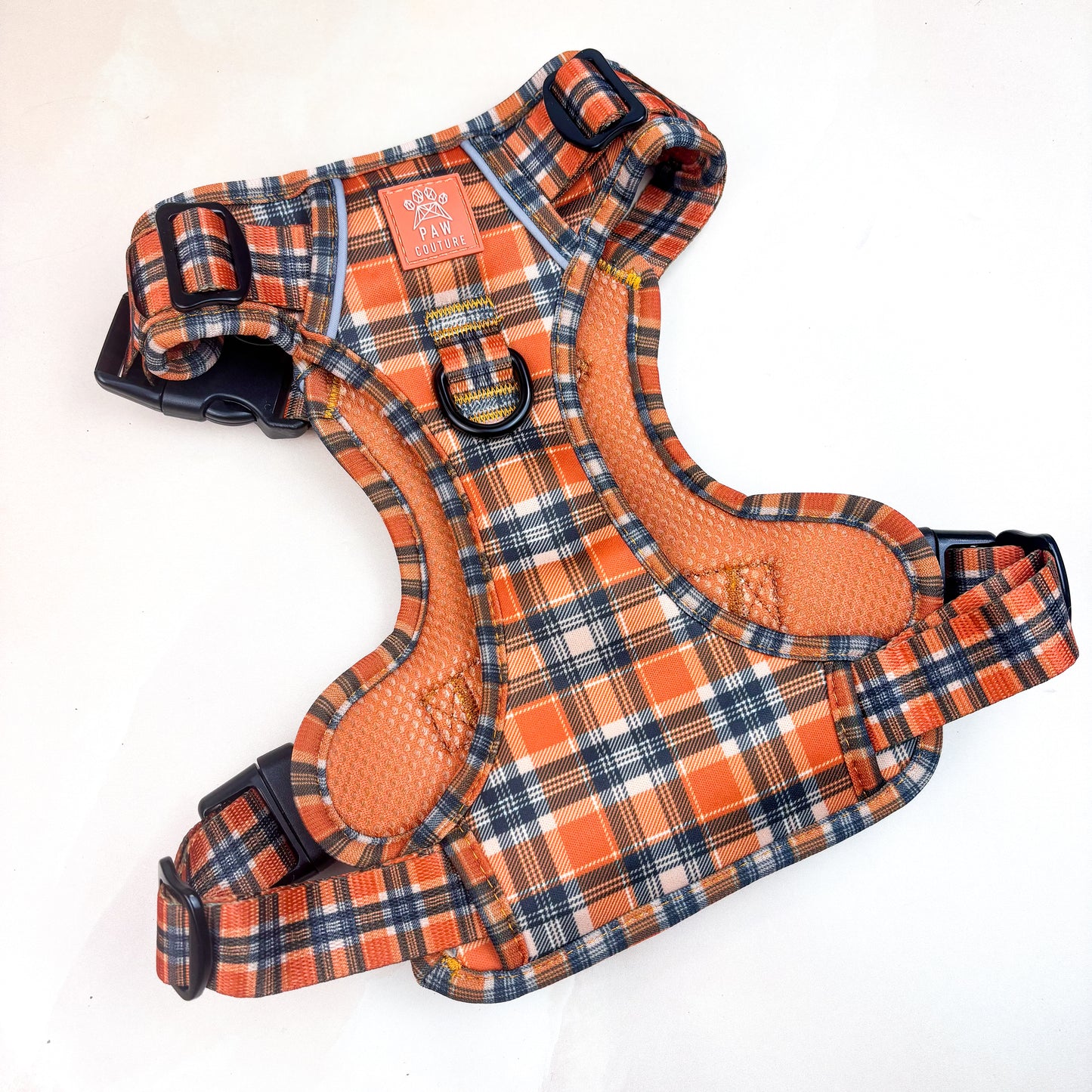 Rustic Plaid Step-in Harness & Lead Bundle
