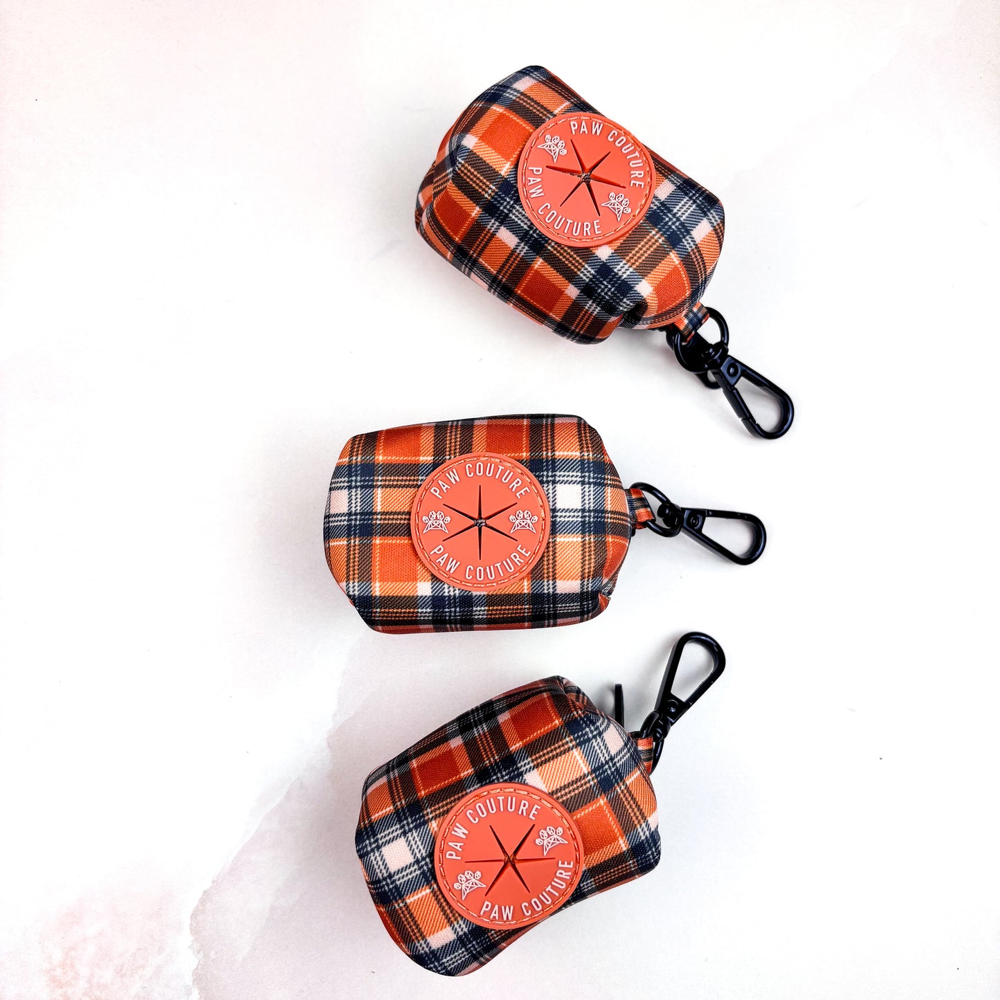 Rustic Plaid Poo Bag Holder