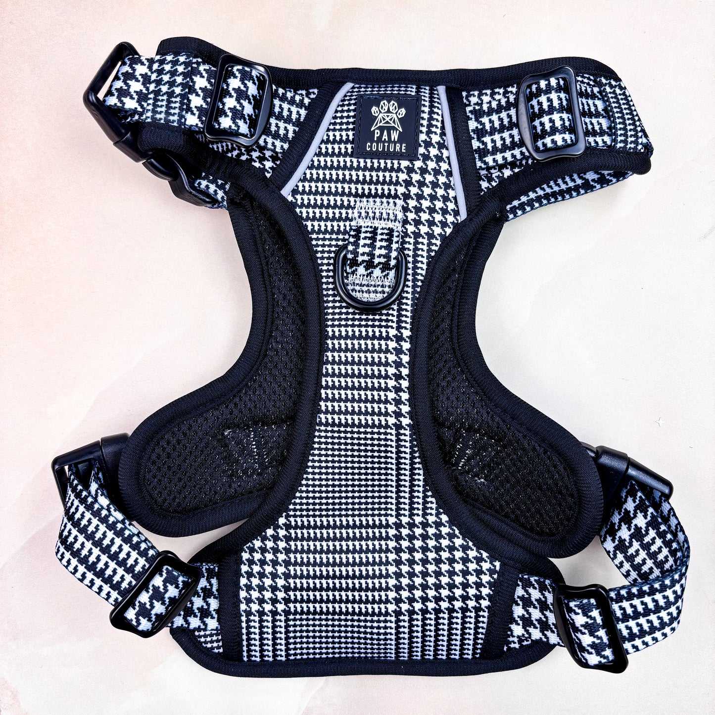 City Houndstooth TrailBlazer Harness & Lead Bundle
