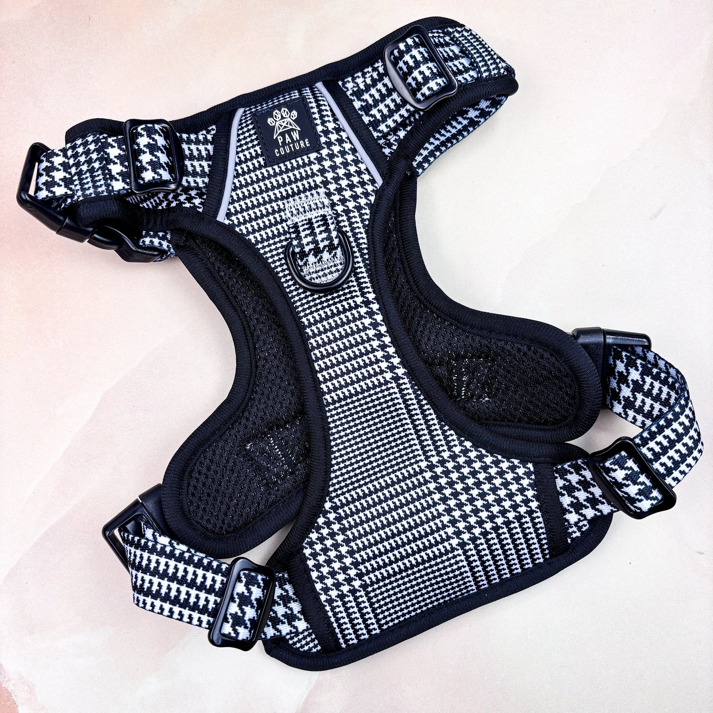 City Houndstooth TrailBlazer Harness & Lead Bundle