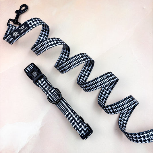 City Houndstooth - Collar & Lead Bundle