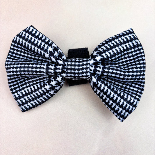 City Houndstooth Bow Tie