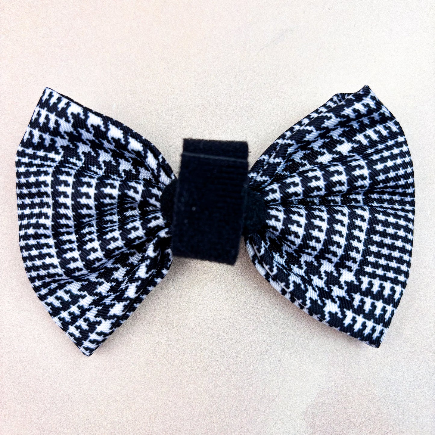 City Houndstooth Bow Tie