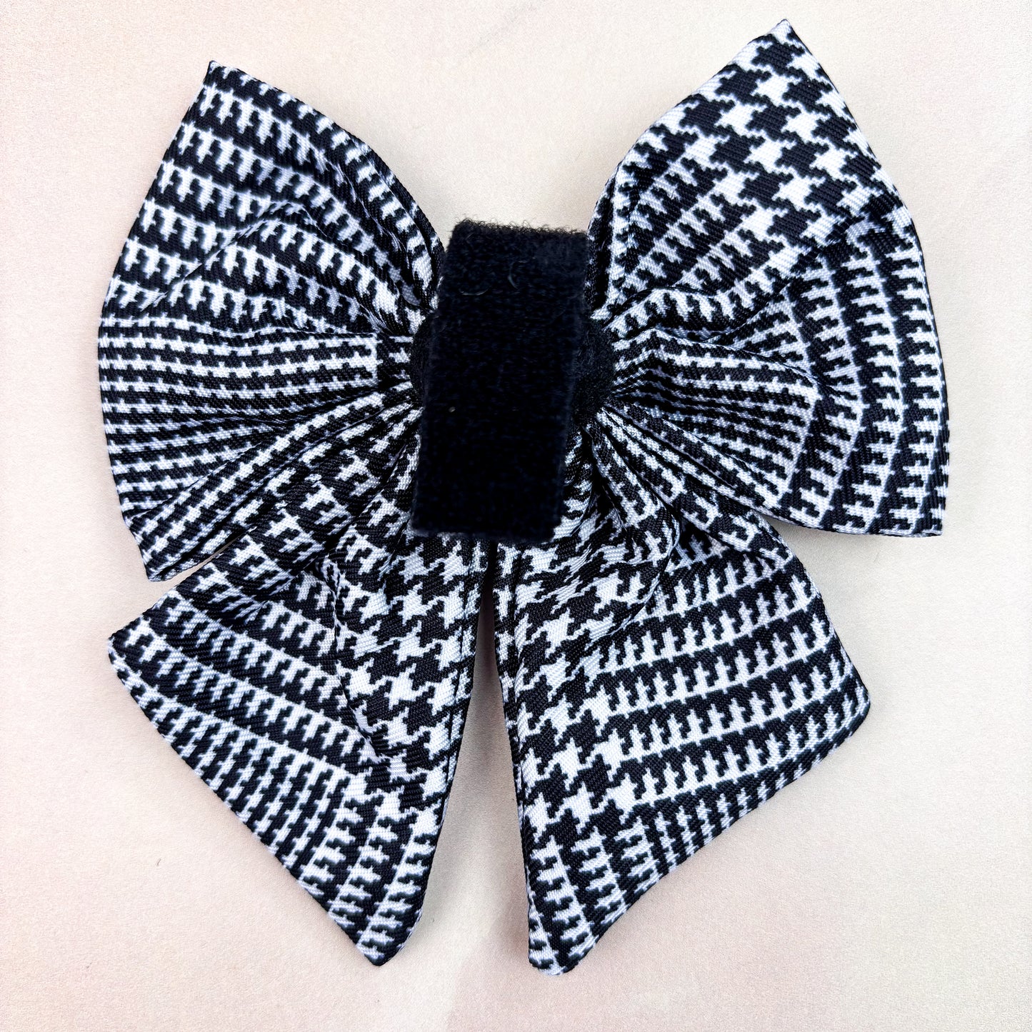 City Houndstooth Sailor Bow Tie