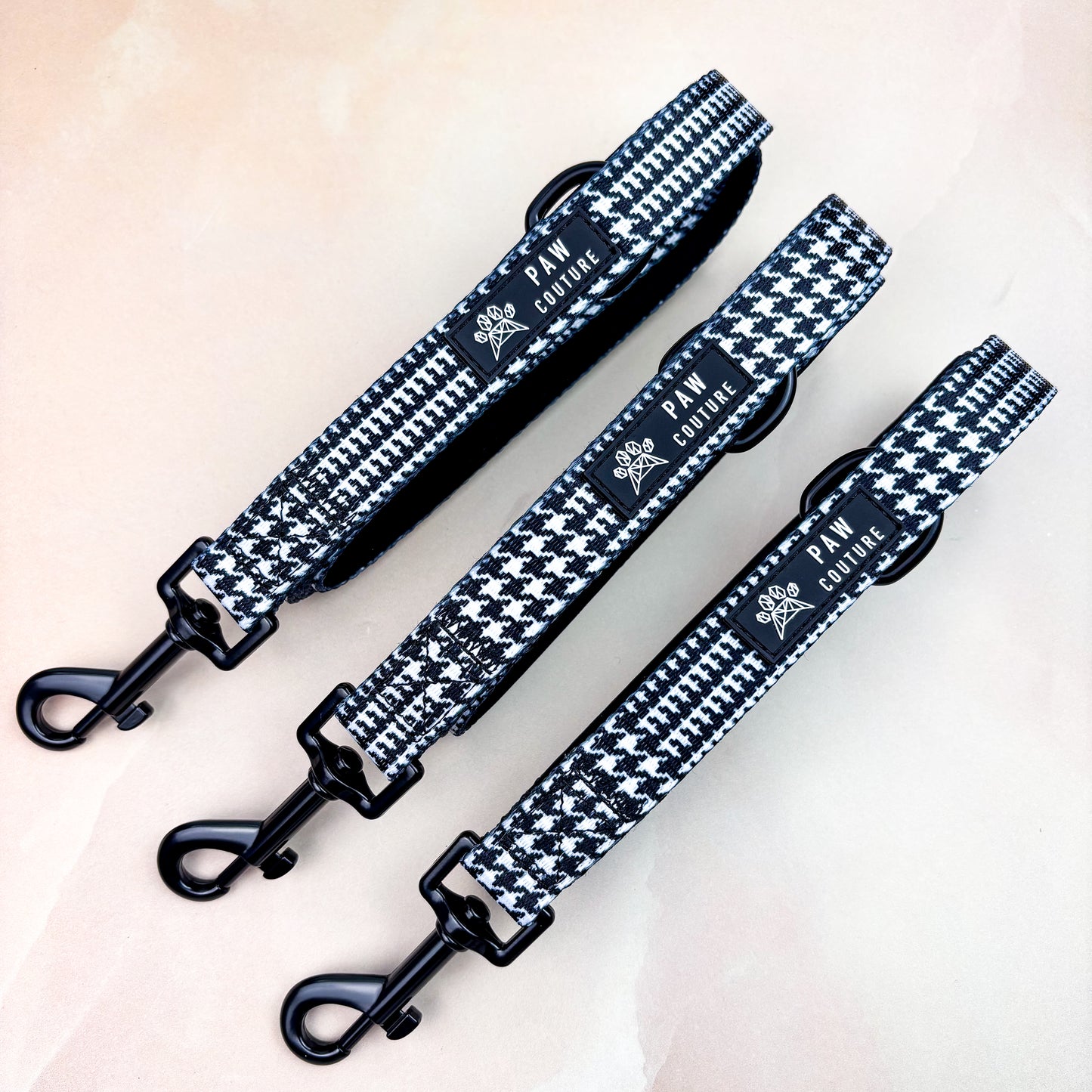City Houndstooth - Collar & Lead Bundle