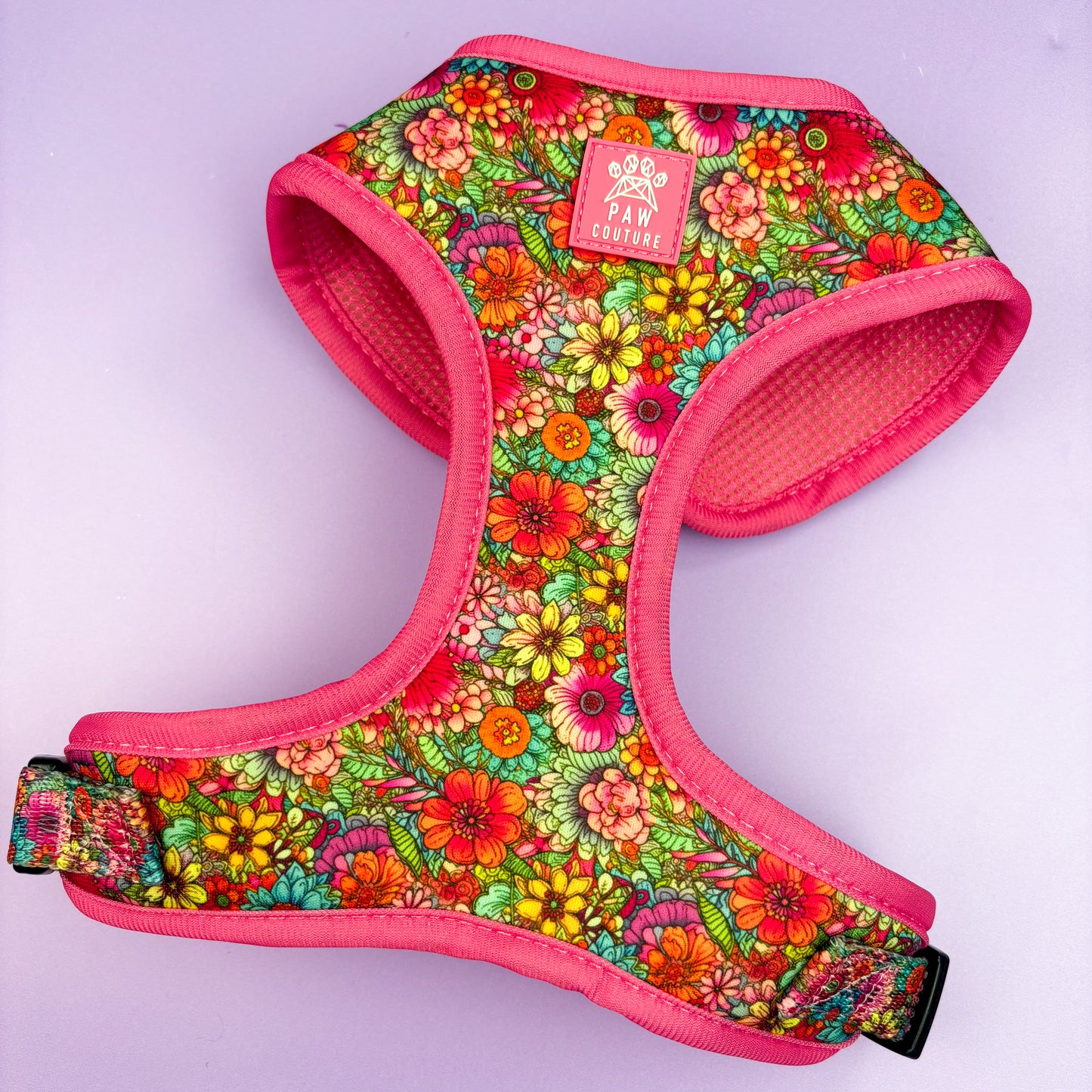 Floral Fiesta Adjustable Harness & Lead Bundle