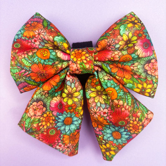 Floral Fiesta Sailor Bow Tie