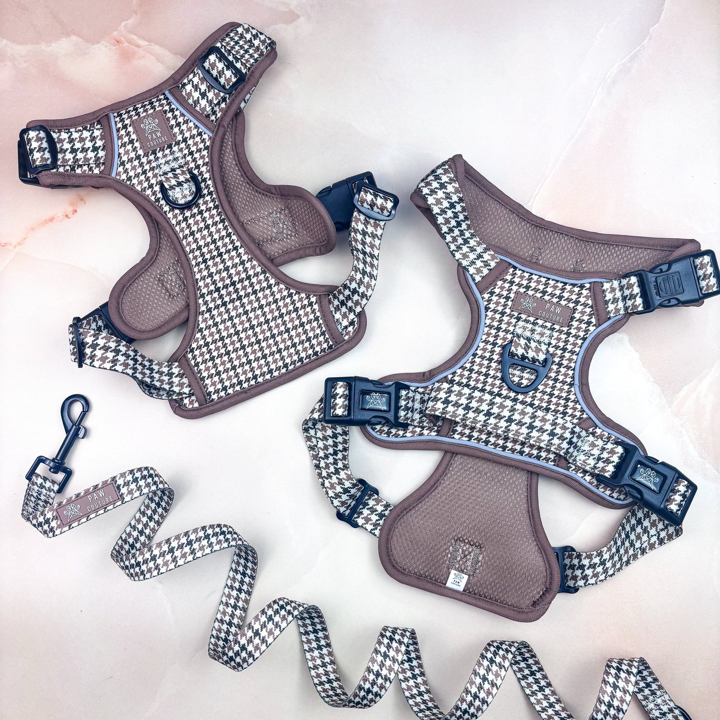 Country Houndstooth Hercules Harness & Lead Bundle