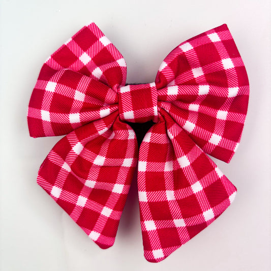 Picnic Plaid Sailor Bow Tie