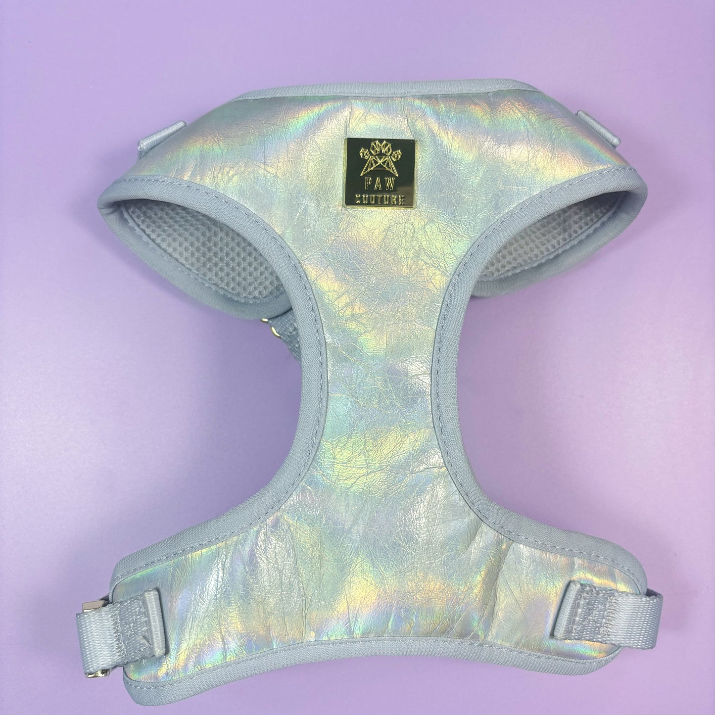 Disco Deluxe Iridescent Leatherette Adjustable Harness- Occasionwear