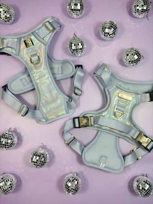 Disco Deluxe Iridescent Leatherette TrailBlazer Harness - Occasionwear