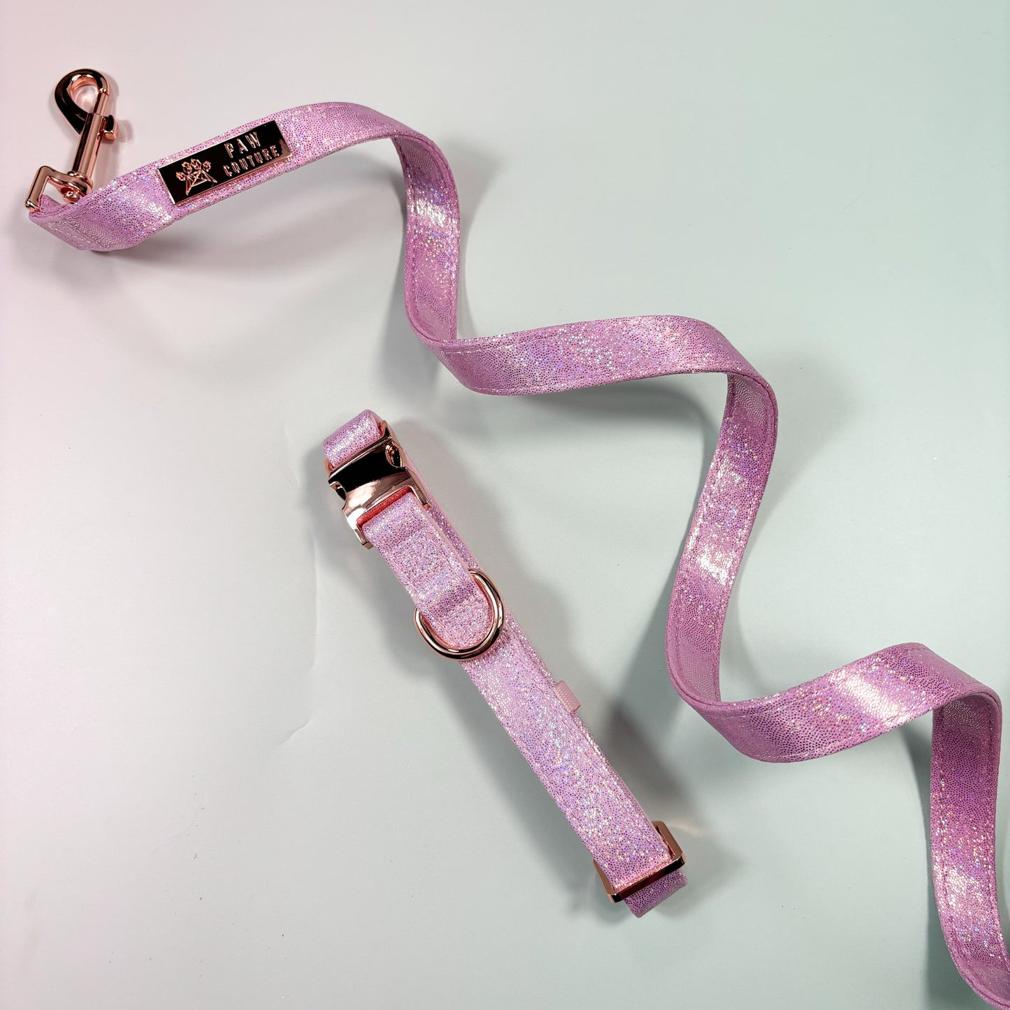 Pink Champagne Party Deluxe - Collar & Lead Bundle