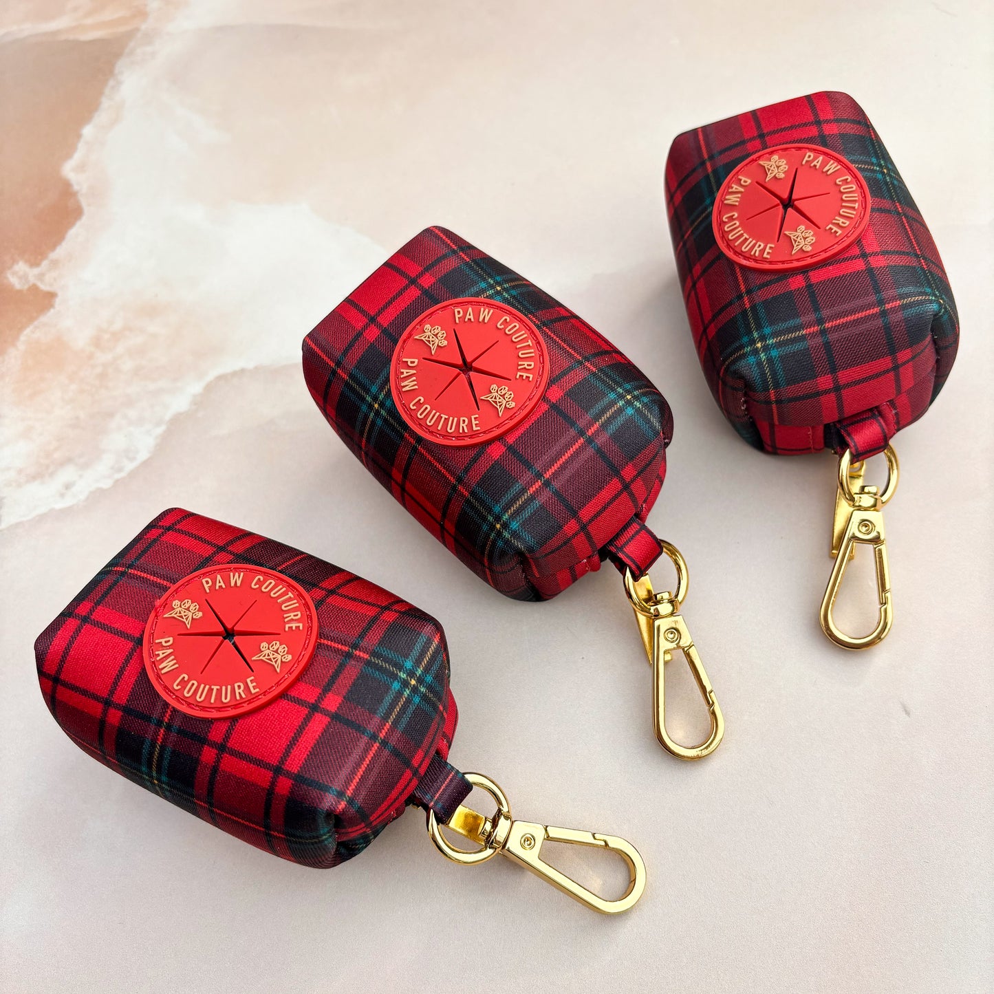 Tartan Deluxe Poo Bag Holder