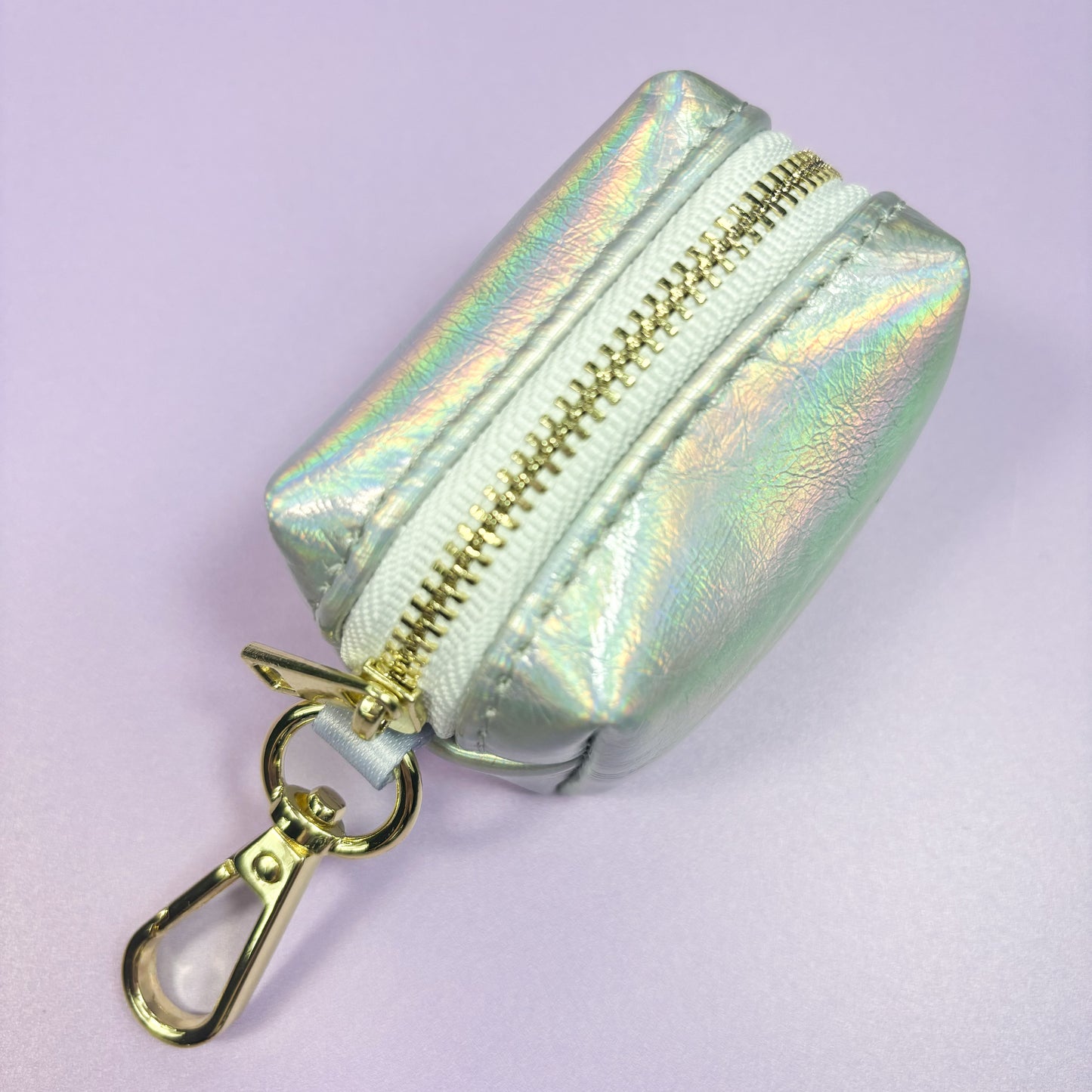 Disco Deluxe Iridescent Leatherette Deluxe Poo Bag Holder Occasionwear
