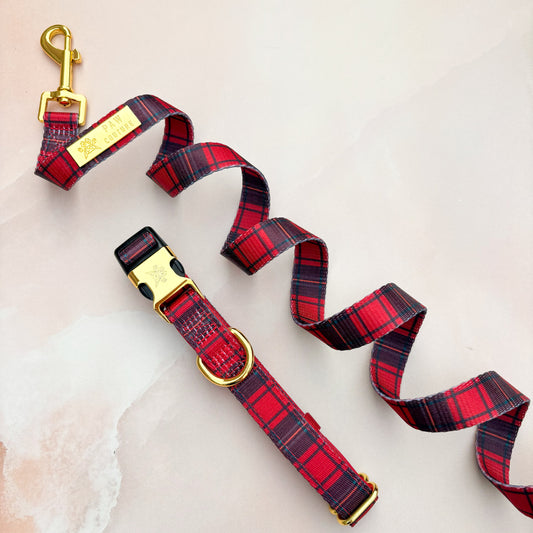 Tartan Deluxe  - Collar & Lead Bundle