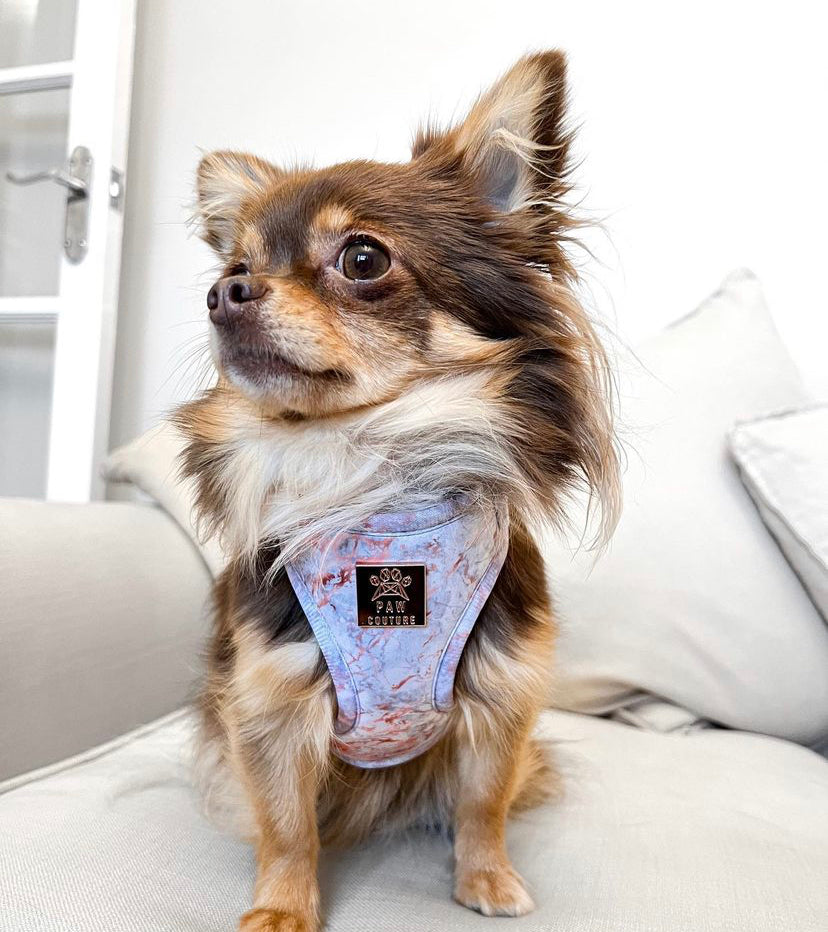 Rose Gold Marble Deluxe Adjustable Harness