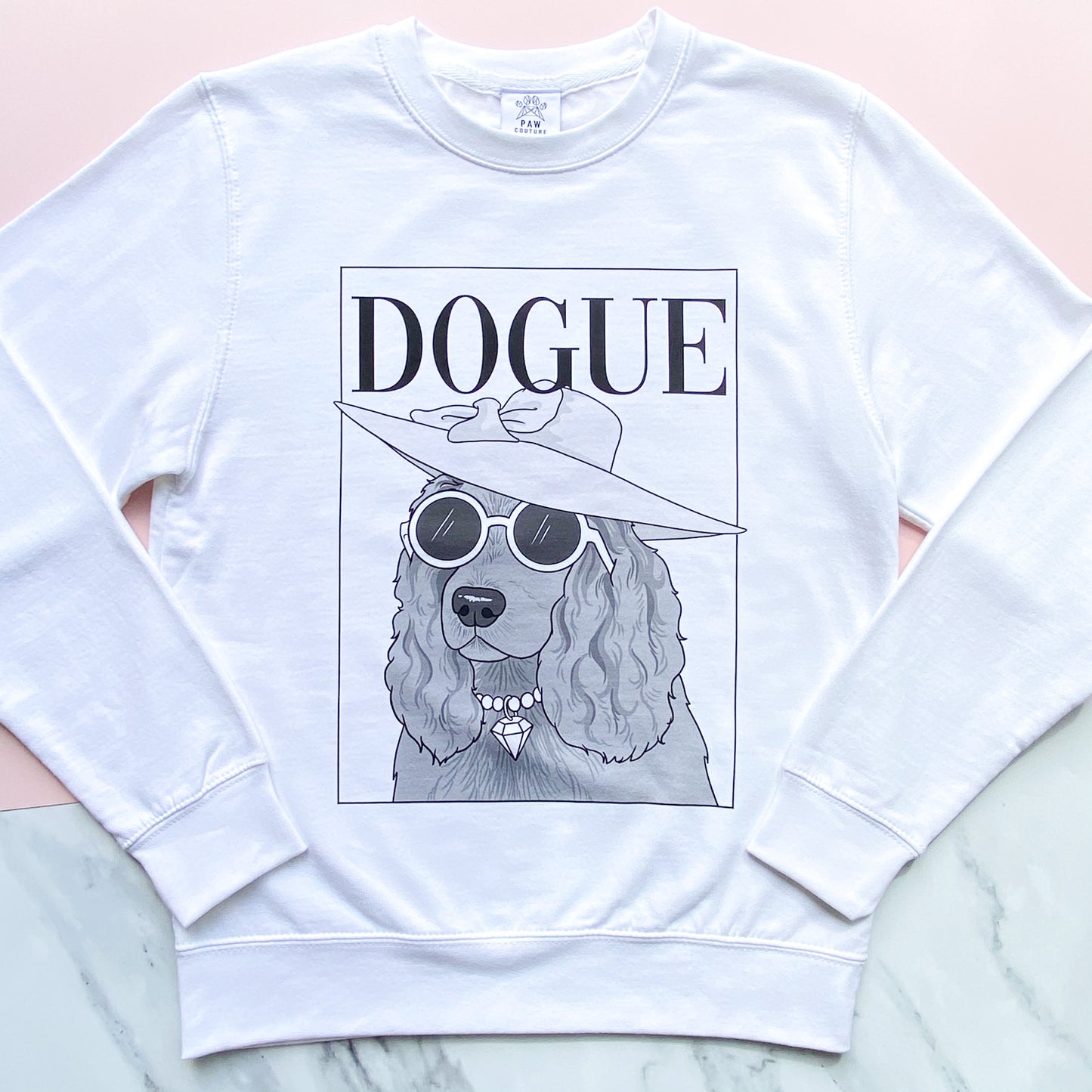 Dogue White Sweatshirt