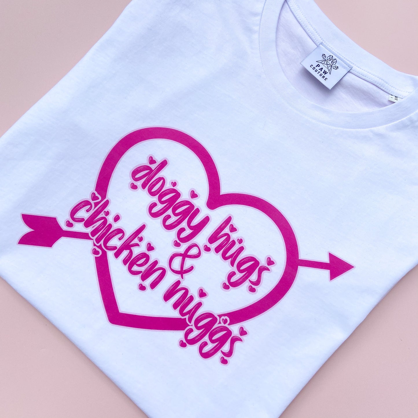 Doggy Hugs & Chicken Nuggs White T-shirt