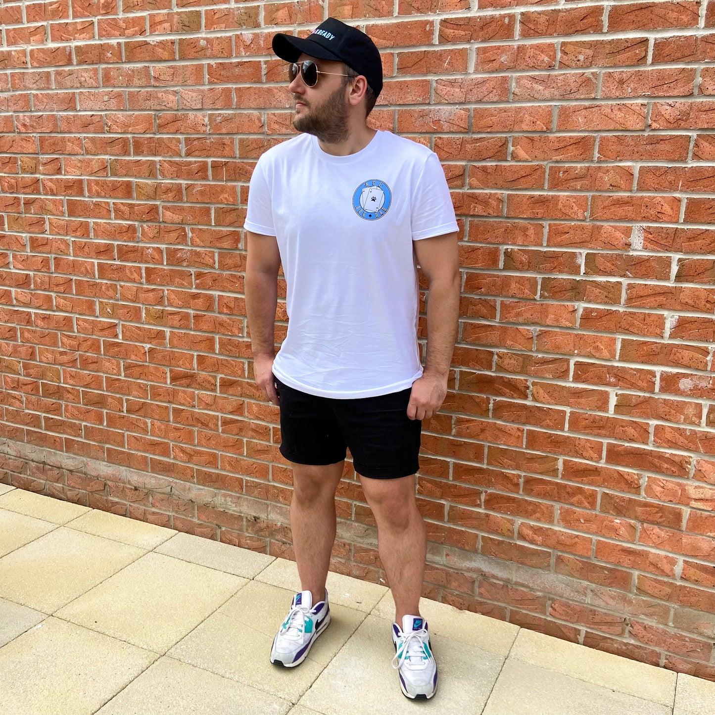 Ace Dog Dad White T-shirt