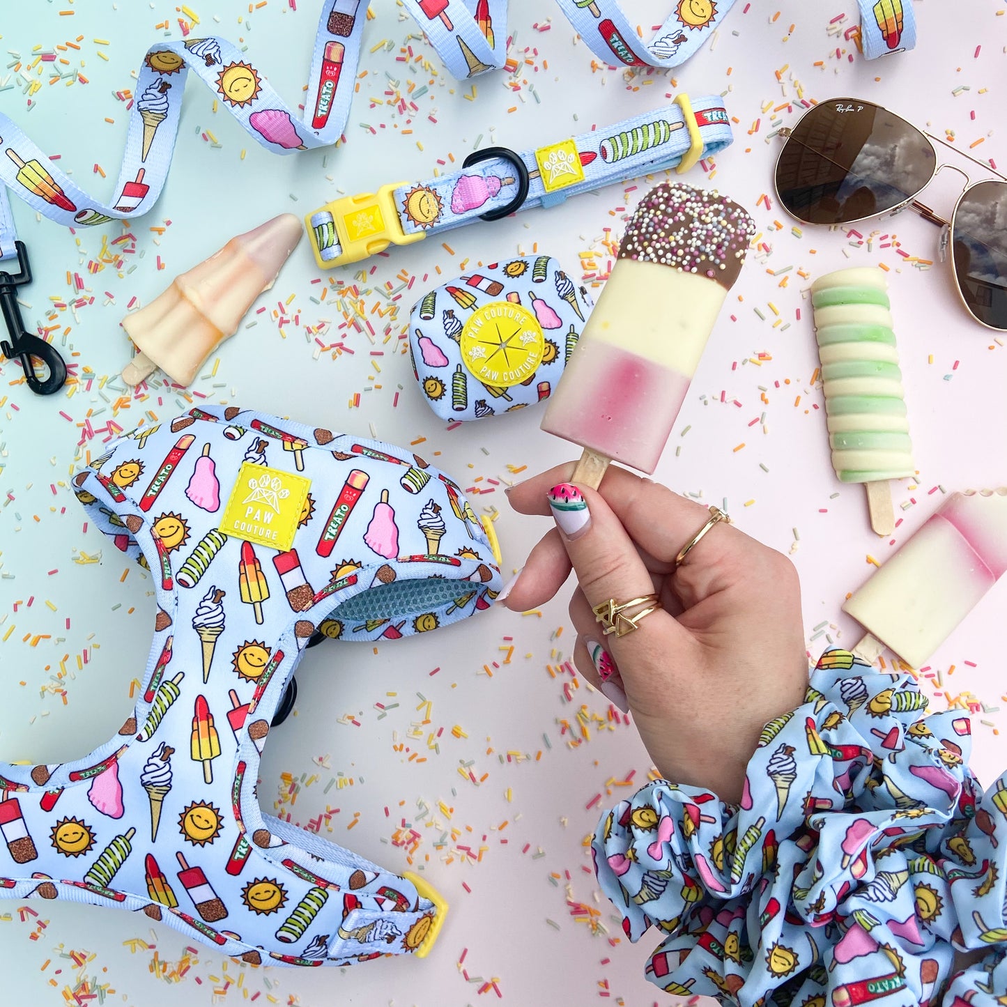 Ice, Ice Doggy Scrunchie