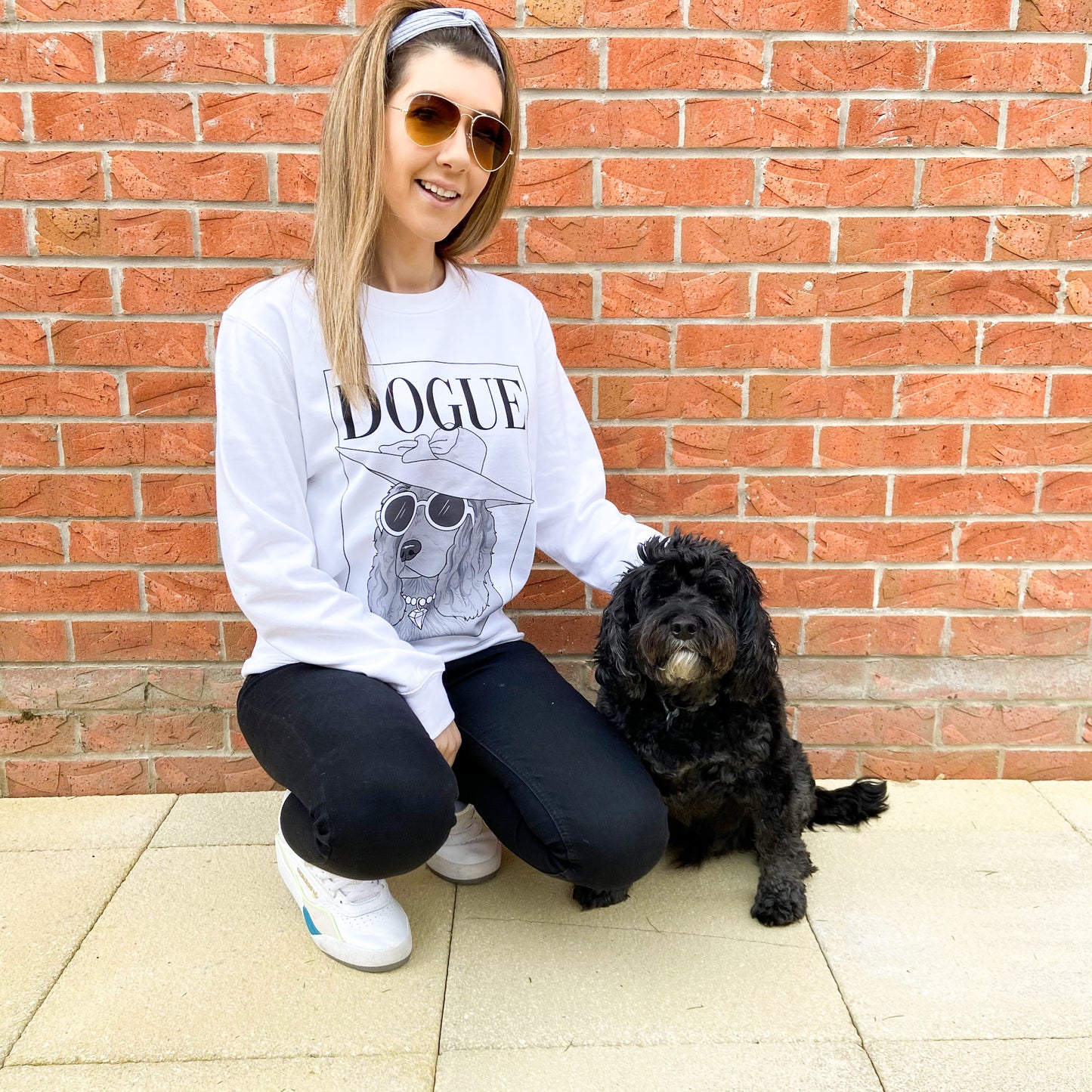 Dogue White Sweatshirt