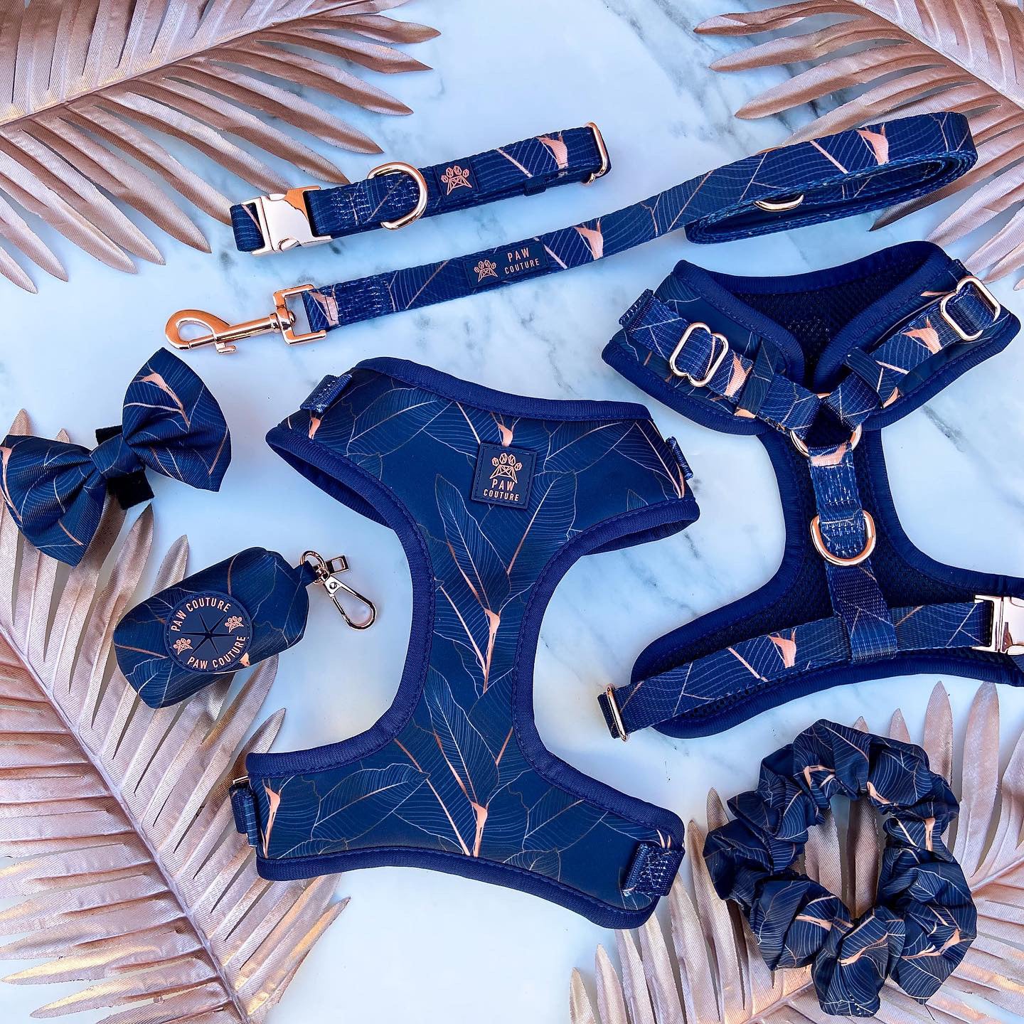 Midnight Palm Deluxe Collar