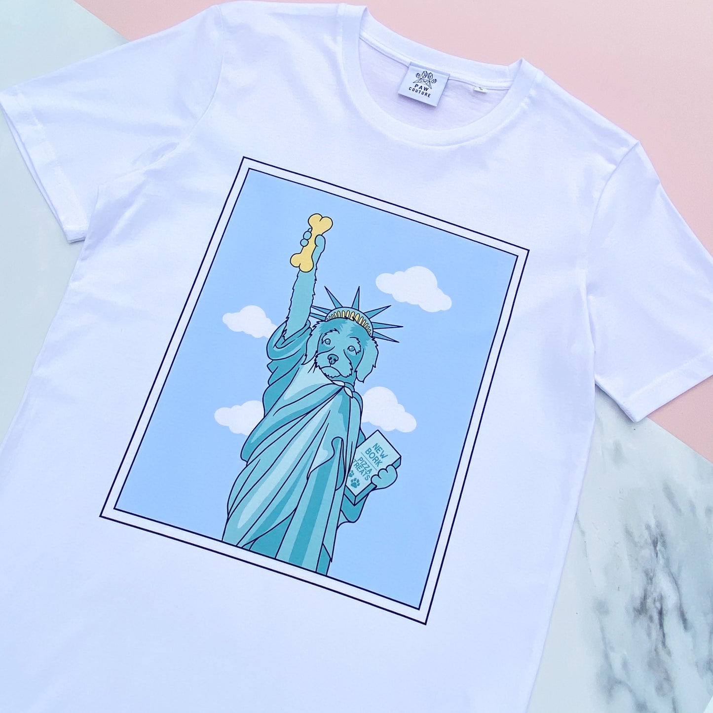 New Bork, New Bork White T-shirt