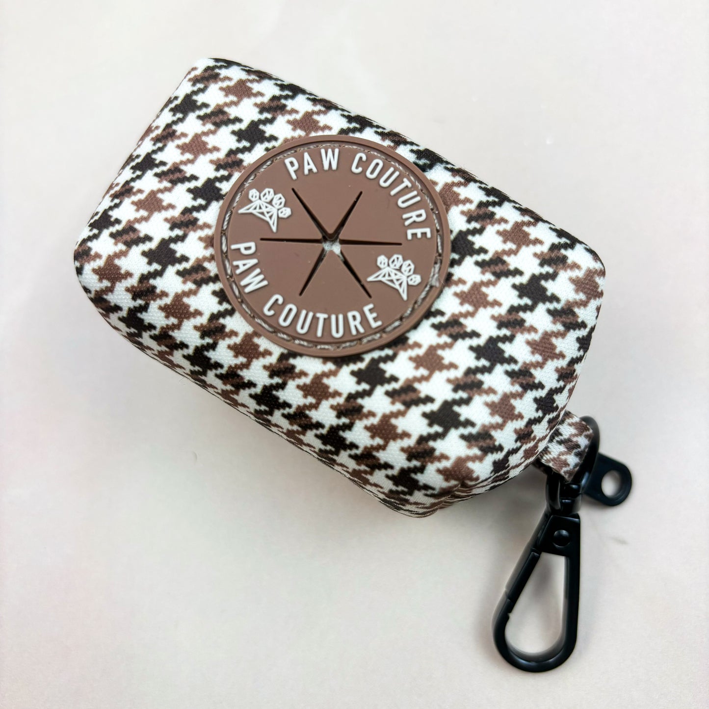 Country Houndstooth Poo Bag Holder