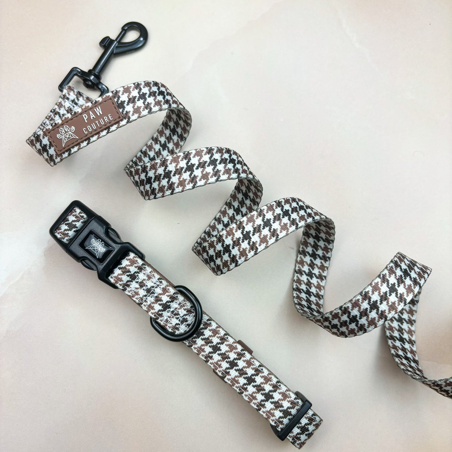 Country Houndstooth - Collar & Lead Bundle