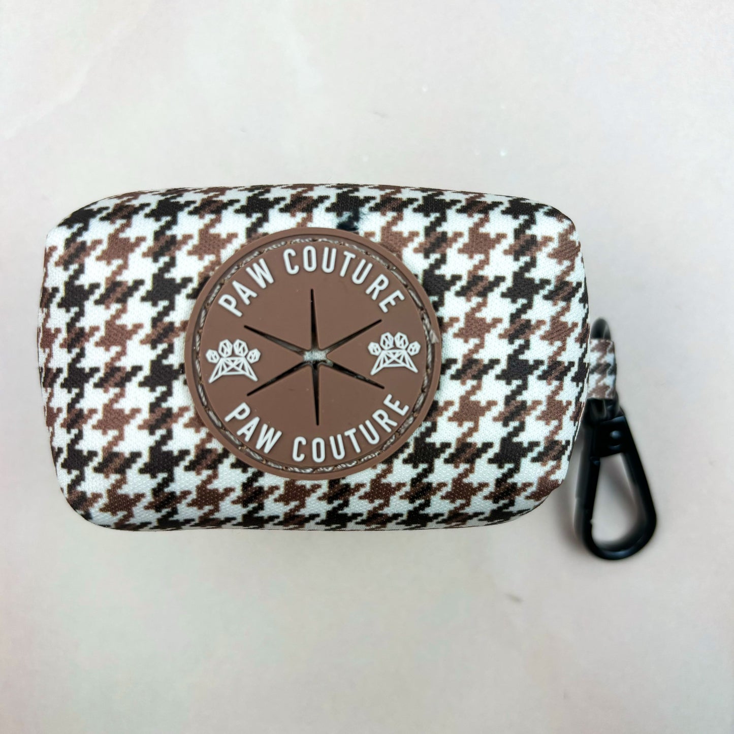 Country Houndstooth Poo Bag Holder