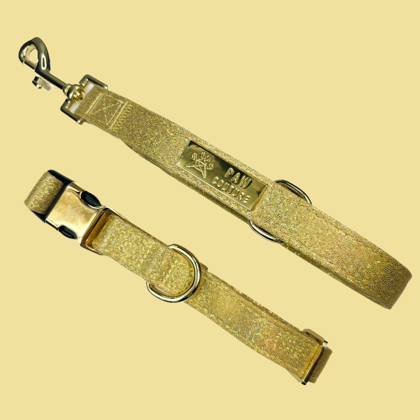 Champagne Party Deluxe  - Collar & Lead Bundle