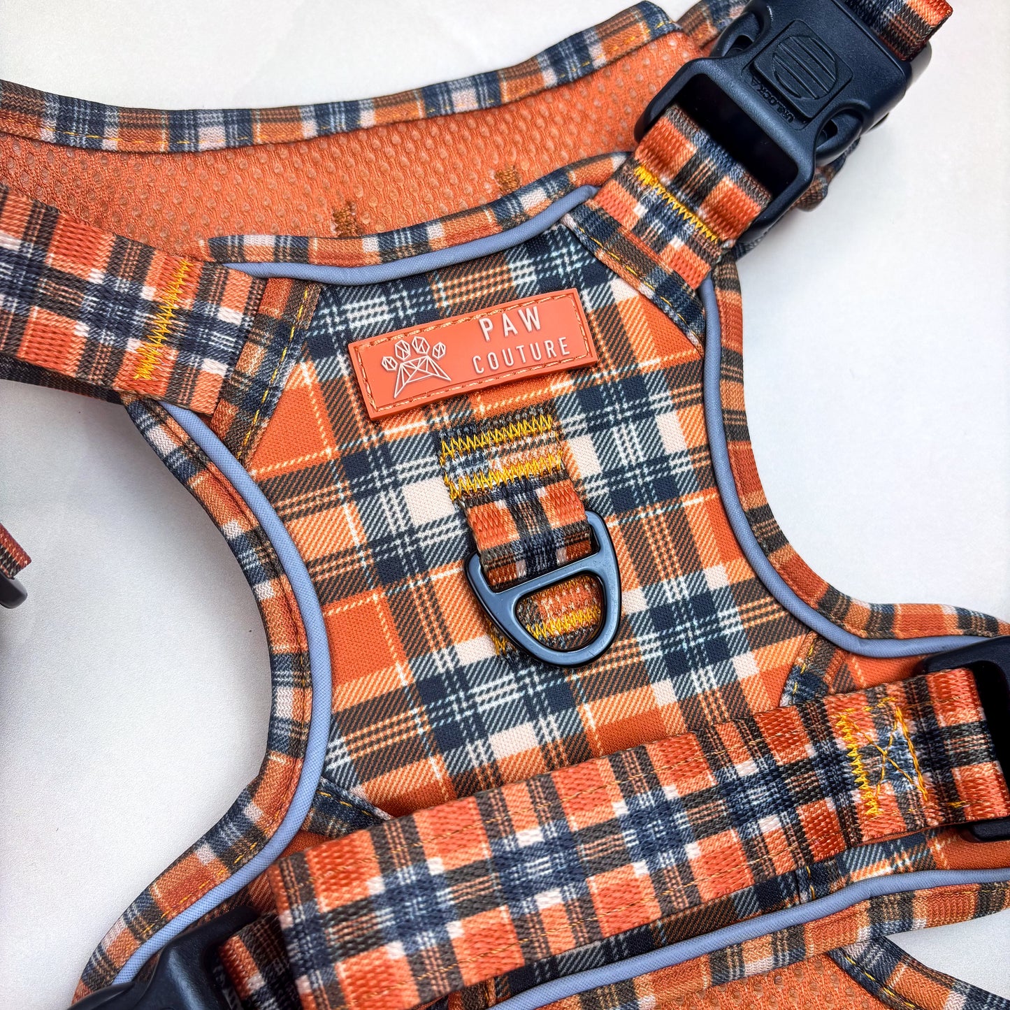 Rustic Plaid Step-in Harness & Lead Bundle