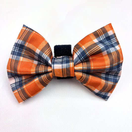 Rustic Plaid Bow Tie