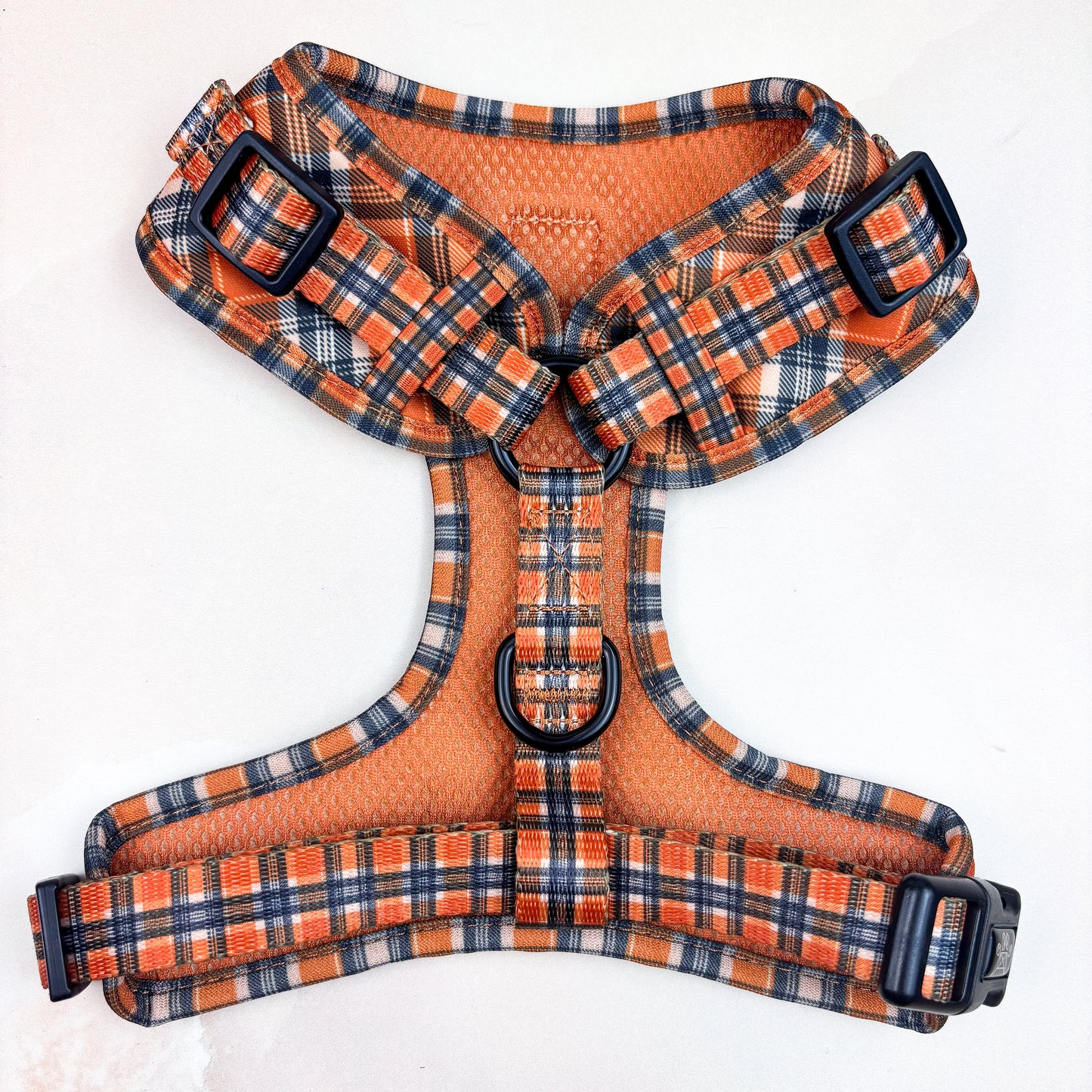 Rustic Plaid Adjustable Harness & Lead Bundle