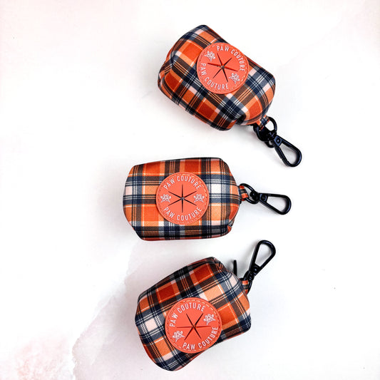 Rustic Plaid Poo Bag Holder