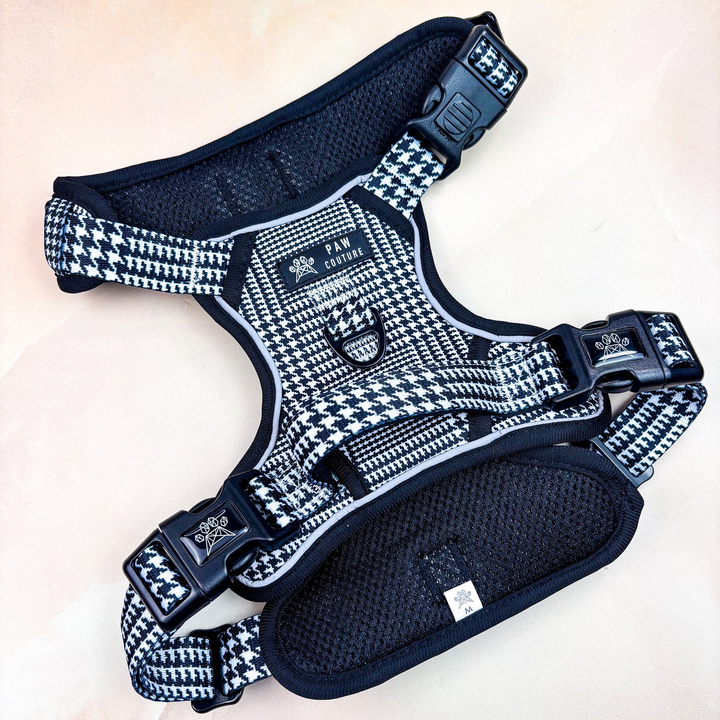 City Houndstooth TrailBlazer Harness & Lead Bundle