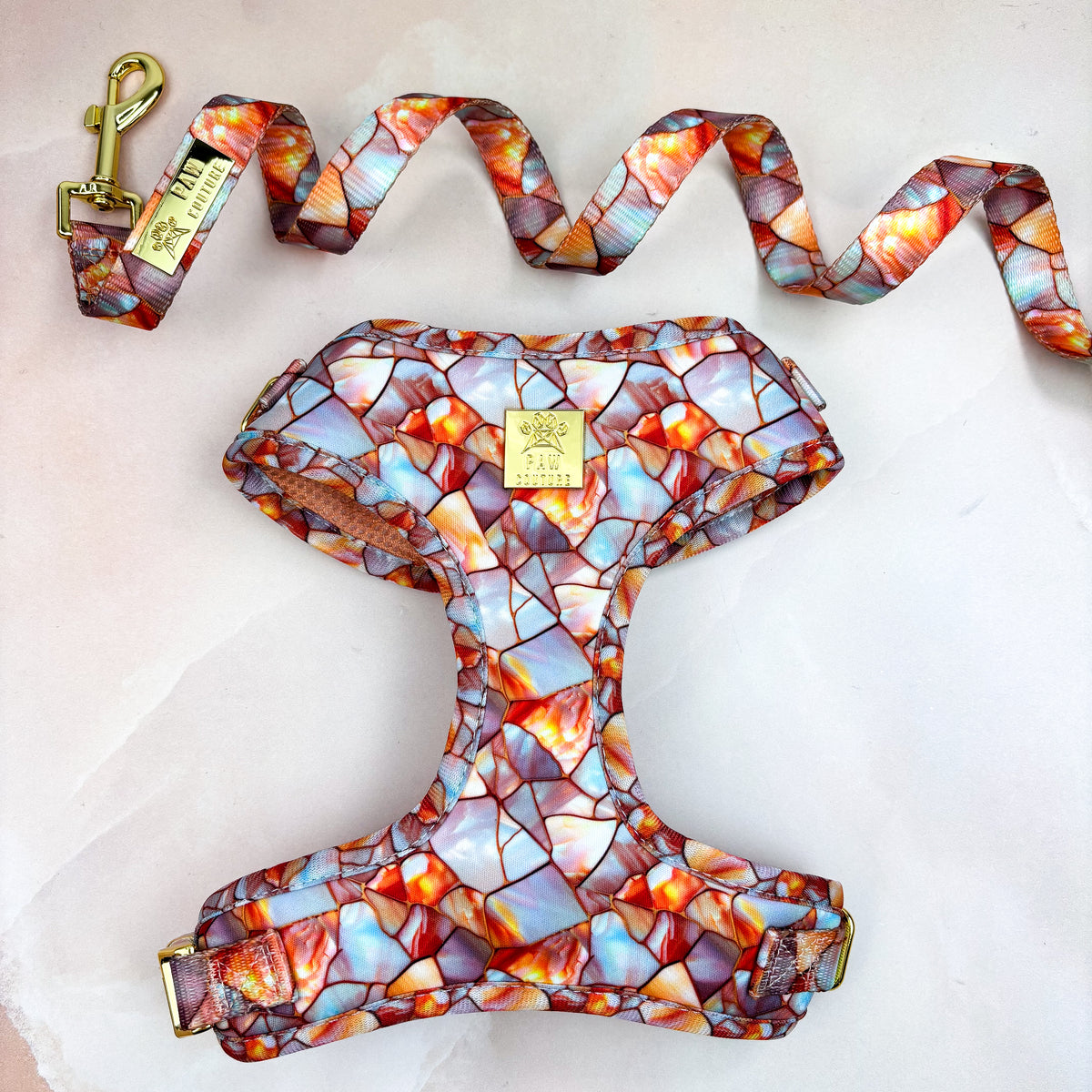 Amber & Opal Deluxe Adjustable Harness & Lead Bundle