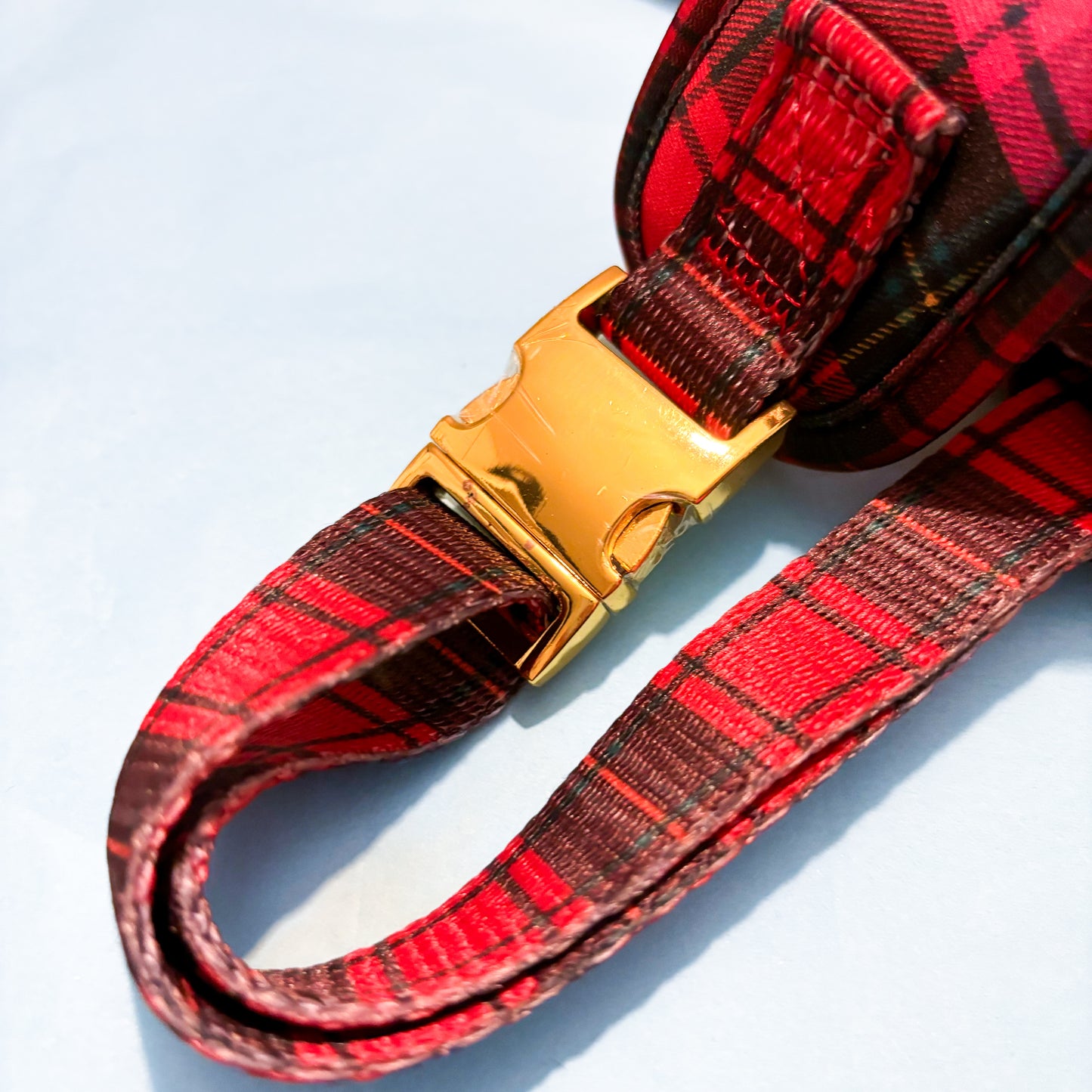 *LESS THAN PERFECT* Tartan Deluxe Adjustable Harness