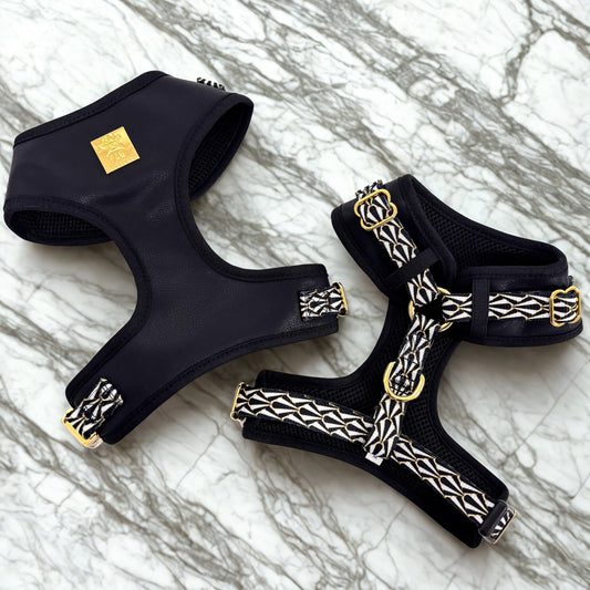 Gatsby Vegan Leather Deluxe Adjustable Harness