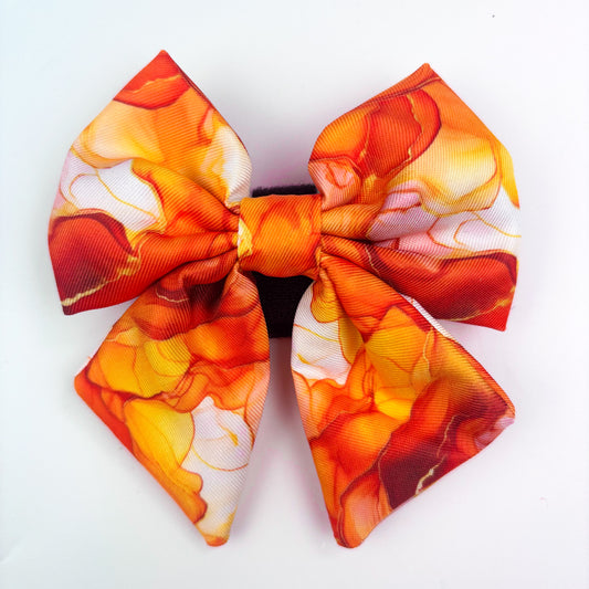 Sunset Agate Deluxe Bow Tie