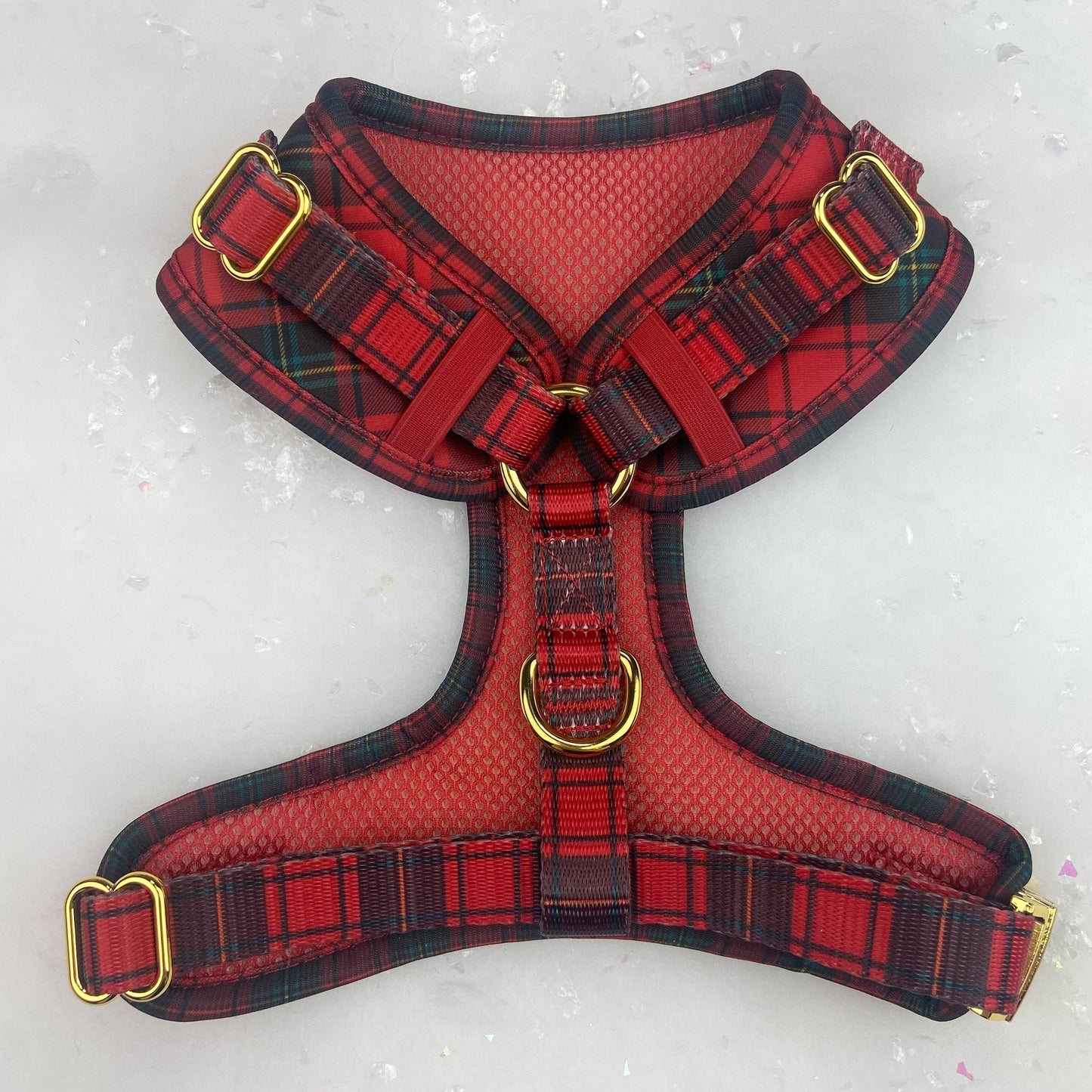 *LESS THAN PERFECT* Tartan Deluxe Adjustable Harness