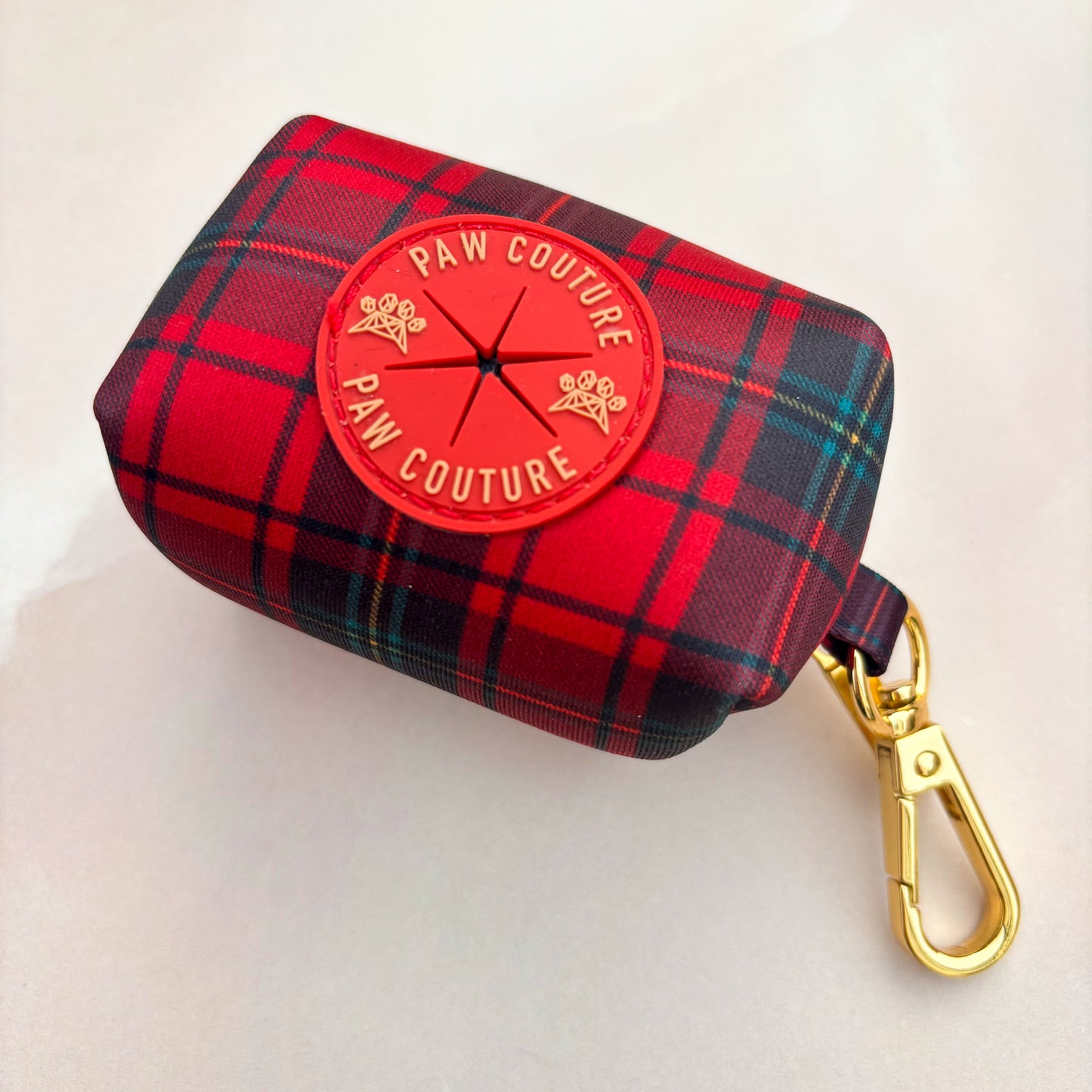 Tartan Deluxe Poo Bag Holder