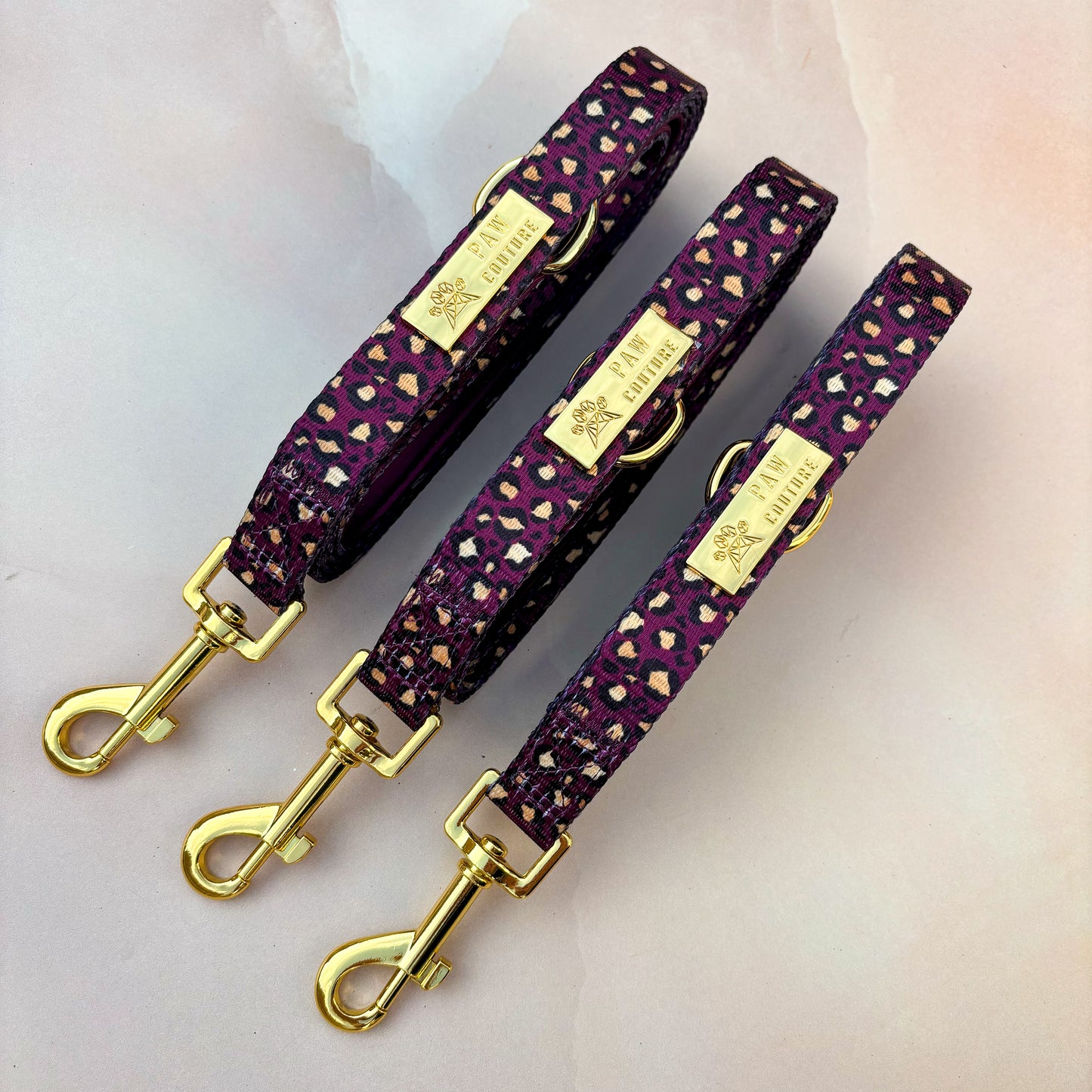 Amethyst Safari Deluxe  - Collar & Lead Bundle