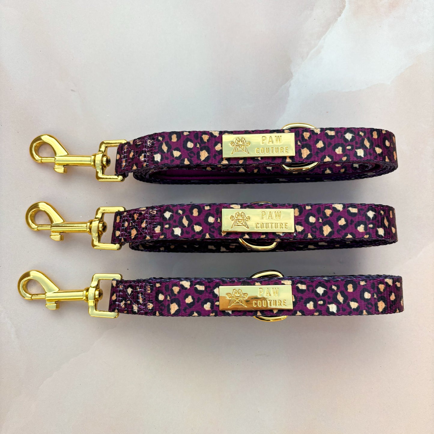 Amethyst Safari Deluxe  - Collar & Lead Bundle