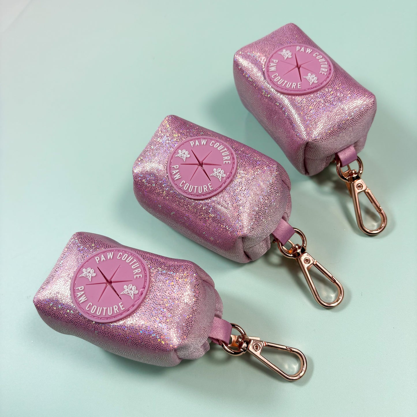 Pink Champagne Party Deluxe Poo Bag Holder