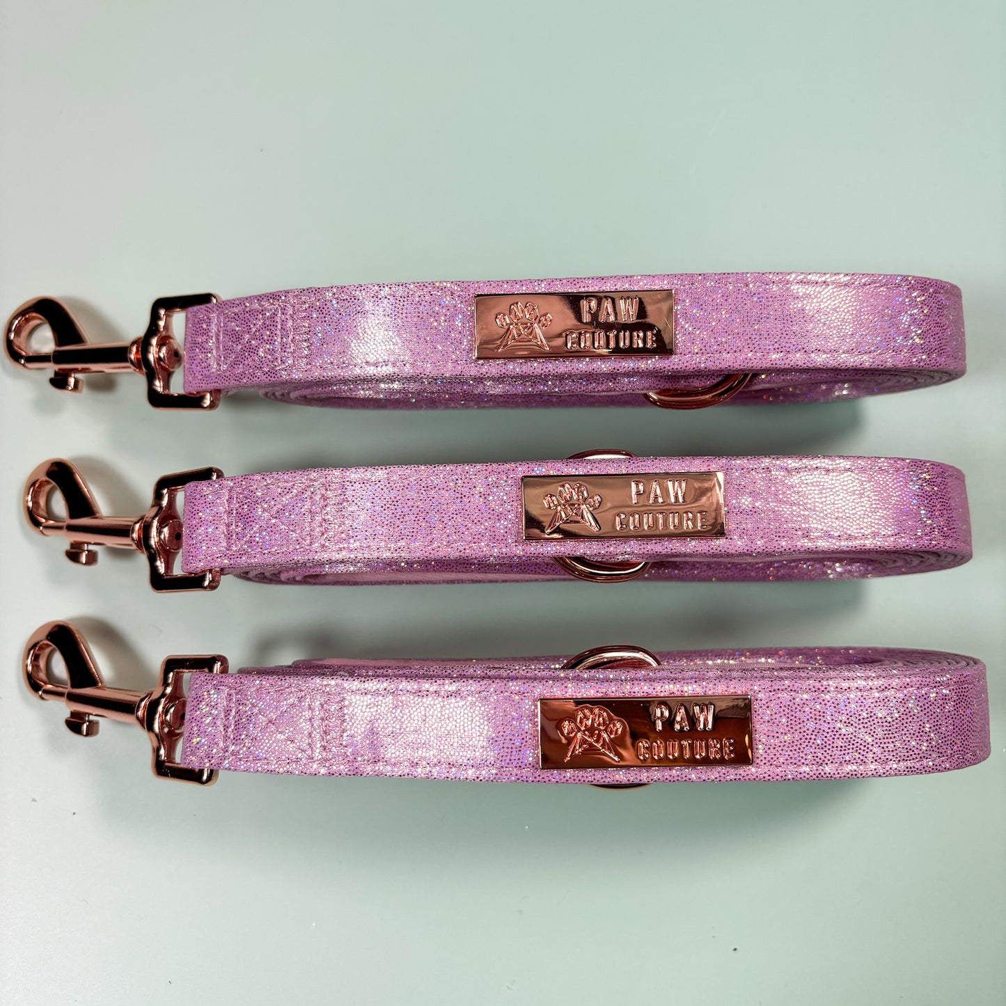Pink Champagne Party Deluxe  - Collar & Lead Bundle